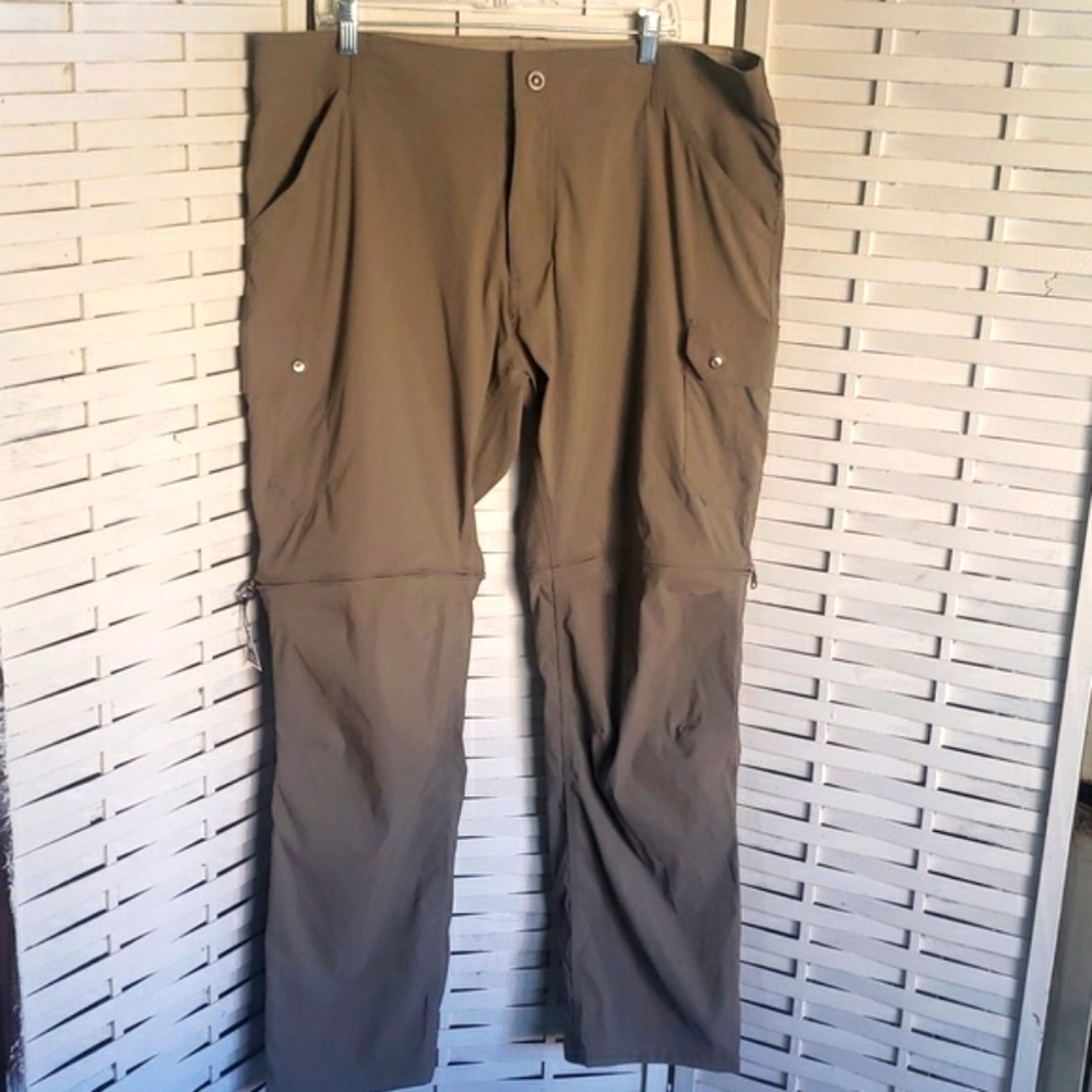 Kuhl taupe convertible mens outdoors hiking walking pants/shorts size 40…